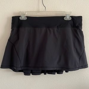Lululemon black tennis skirt